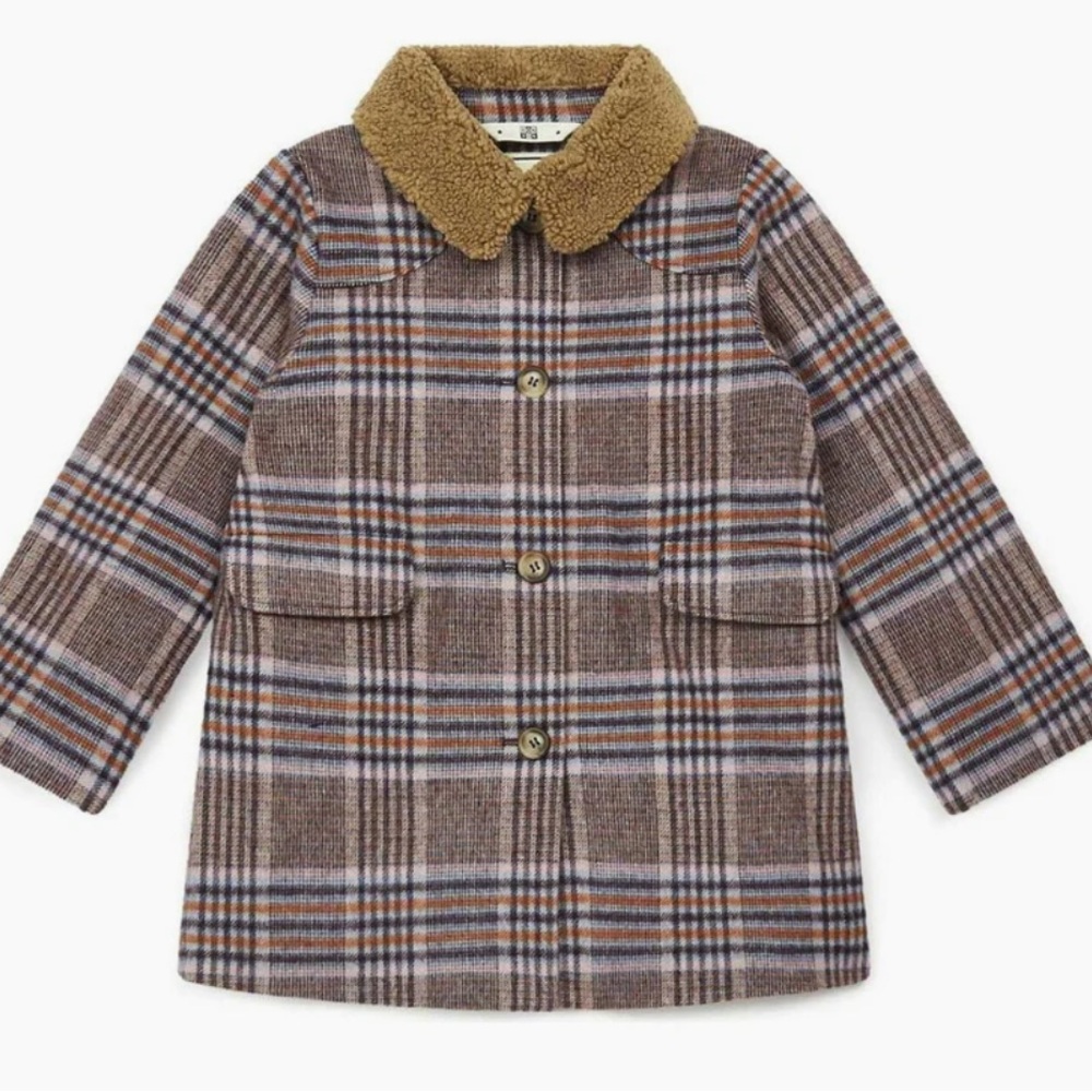 BONTON Vintage Whimsy Tartan Coat